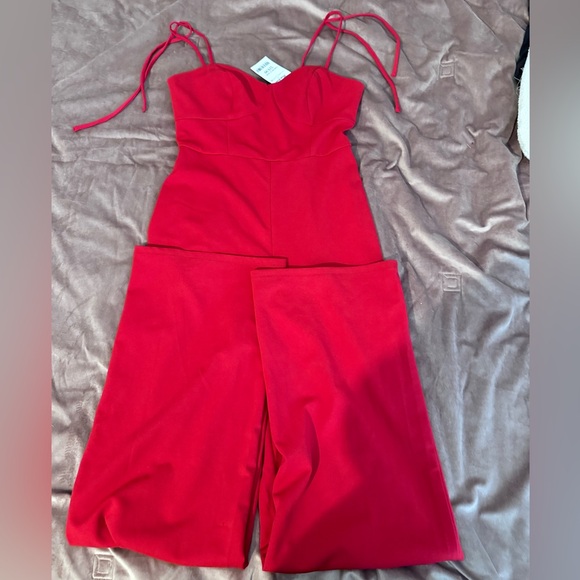Marshalls Pants - Red jumpsuit